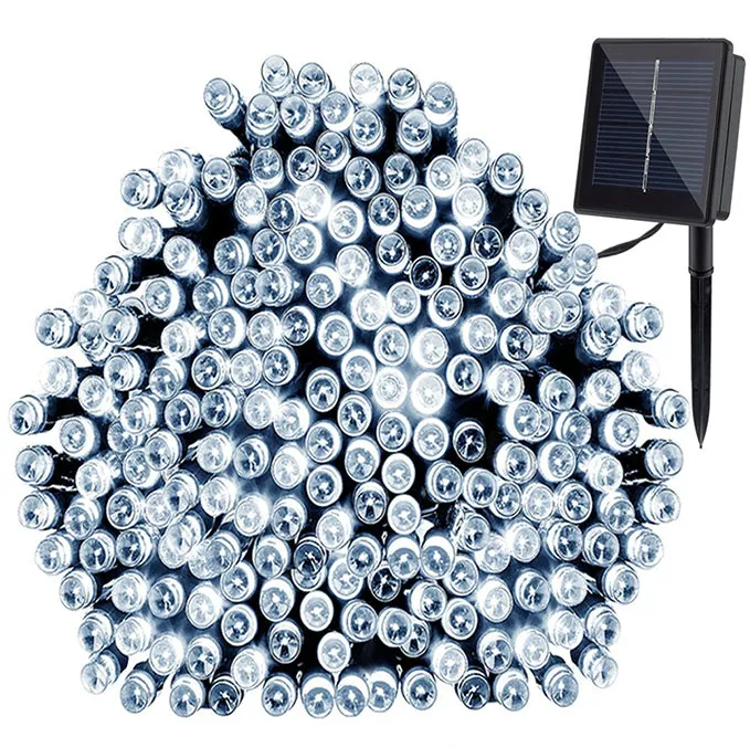 100 LED 32ft Solar Powered Outdoor String Light