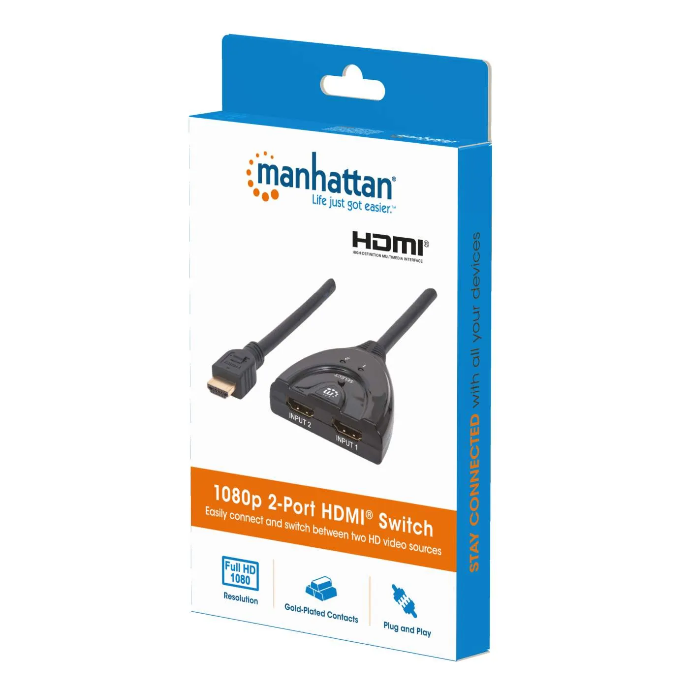 1080p 2-Port HDMI Switch