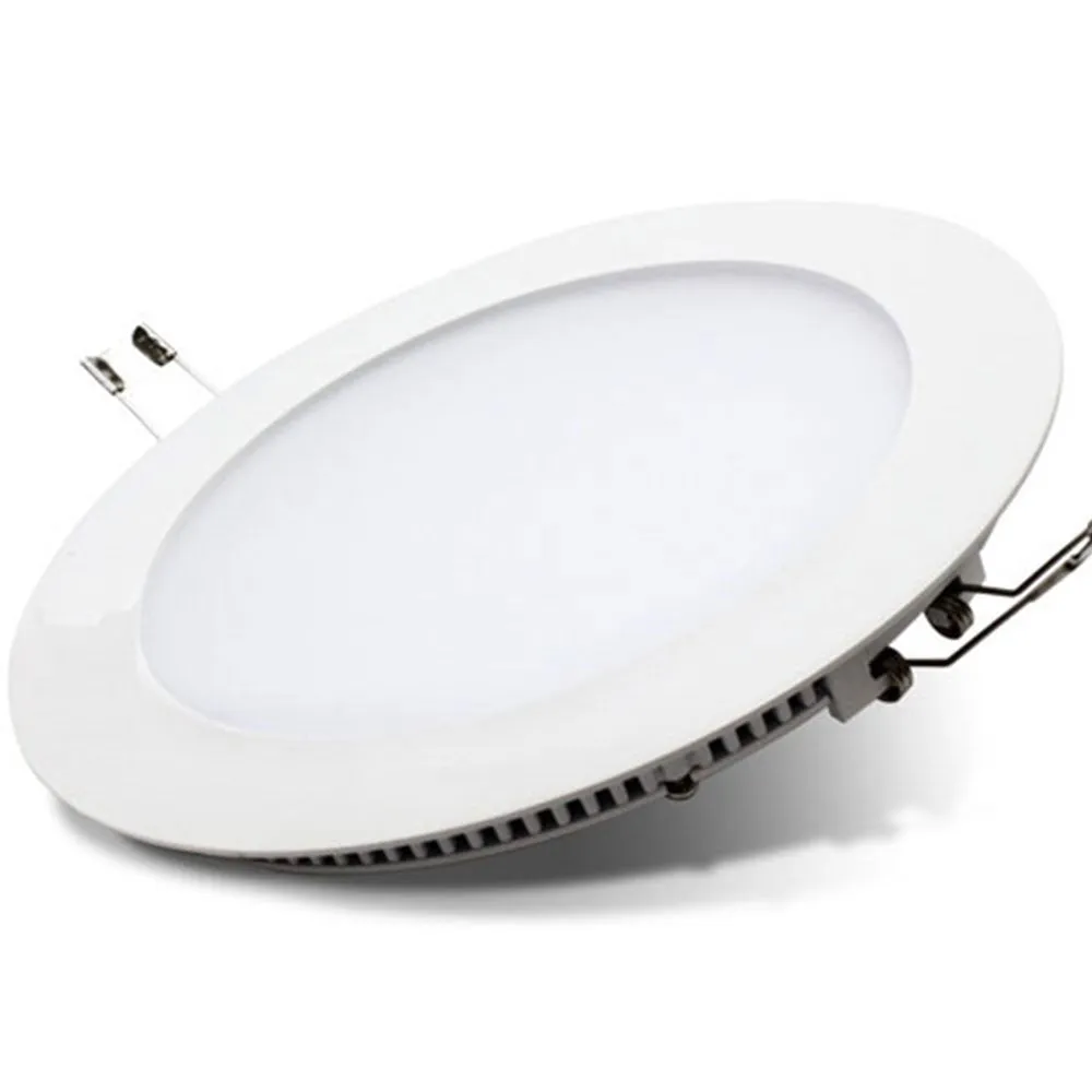 18W Recessed Round LED Downlight Mini Panel 220mm Diameter, 205mm Hole Size, CE Driver, 20000 Hours Long Life, 2 Years Warranty