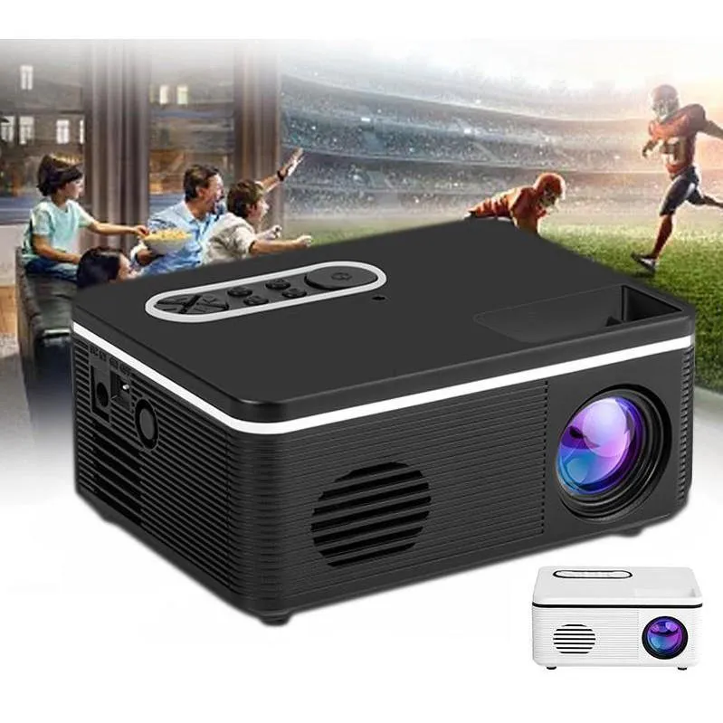 600 Lumen LED Built-in Speaker HD Mini Projector