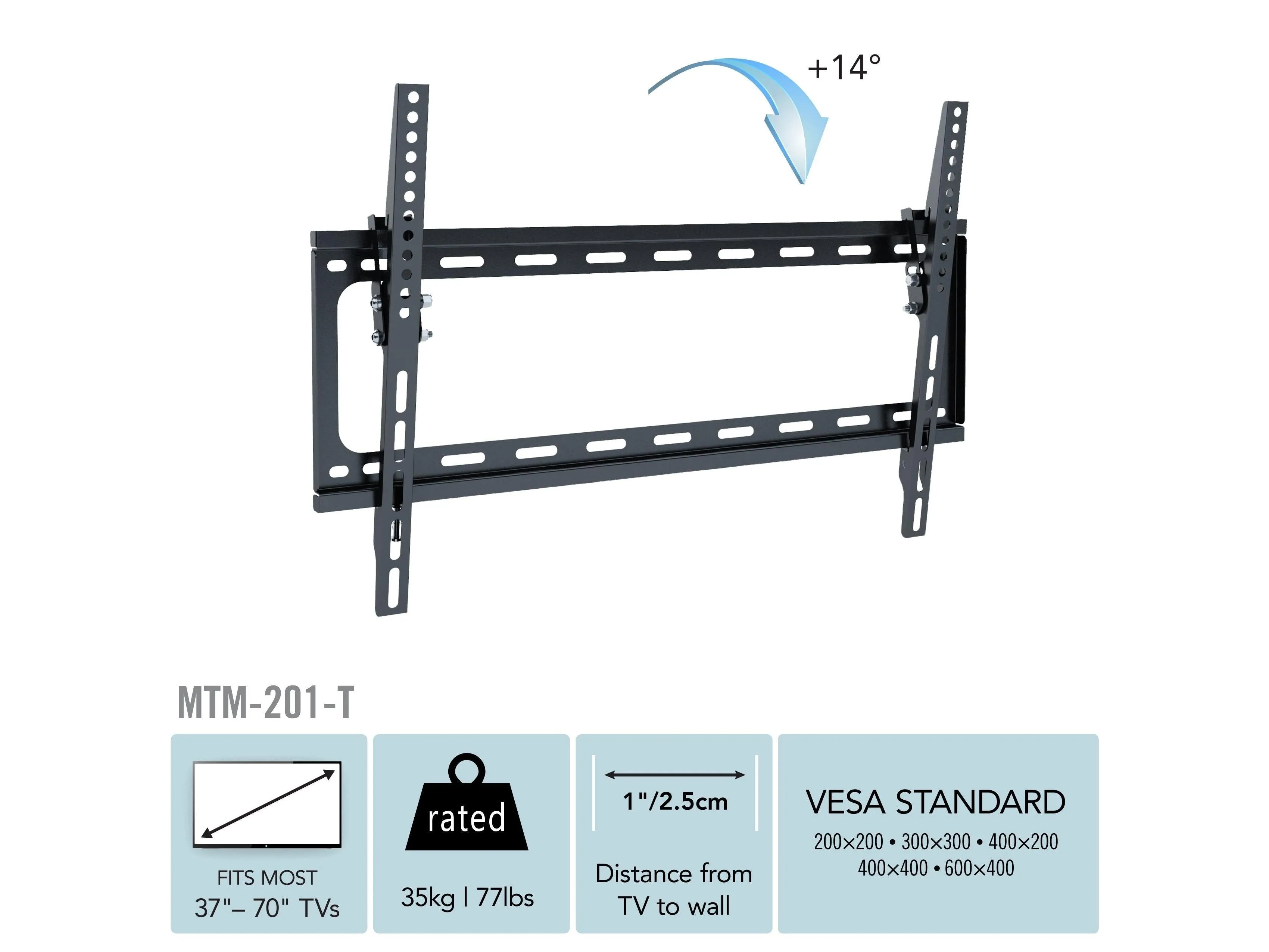 70 inch TV Wall Mount, 37" - 70" TVs