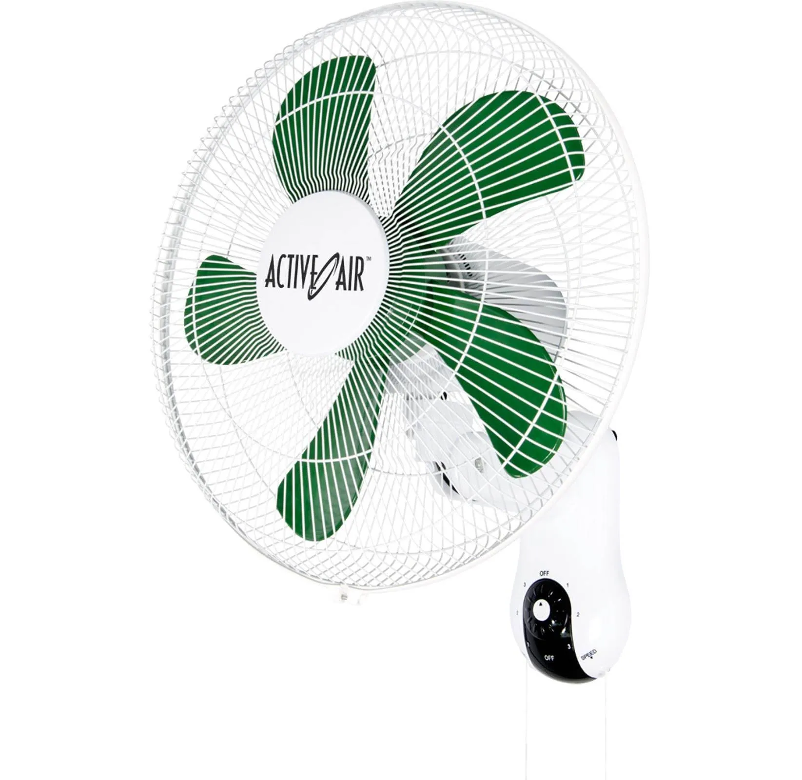 Active Air ACF16 16in 3-Speed Mountable Oscillating Hydroponic Grow Fan (2 Pack)