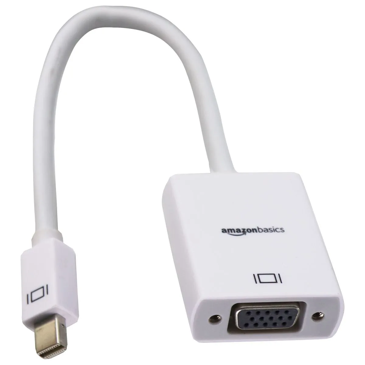 Amazon Basics Mini DP Displayport to VGA Adapter Cable - White