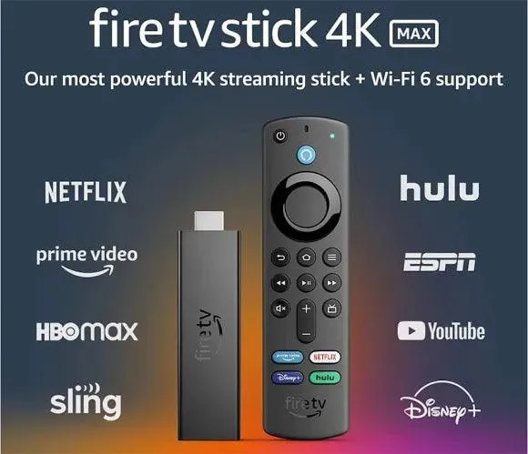 Amazon Fire TV Stick 4K Max with Alexa Voice Remote