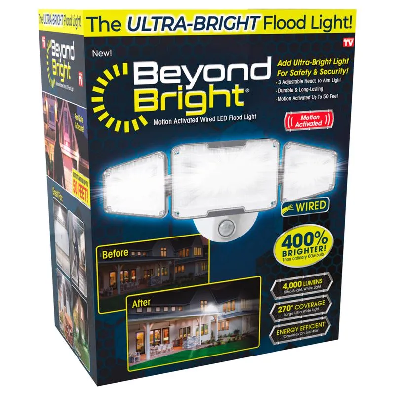 Beyond Bright Motion-Sensing LED Flood Light