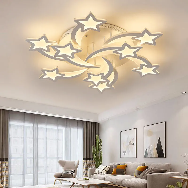 Childlike Shooting Stars LED Energy-efficient Ceiling Light