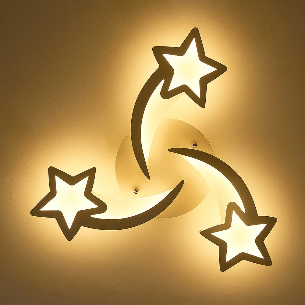 Childlike Shooting Stars LED Energy-efficient Ceiling Light