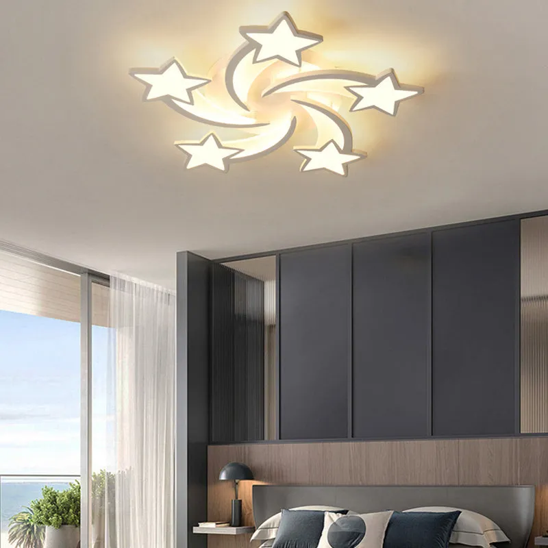 Childlike Shooting Stars LED Energy-efficient Ceiling Light