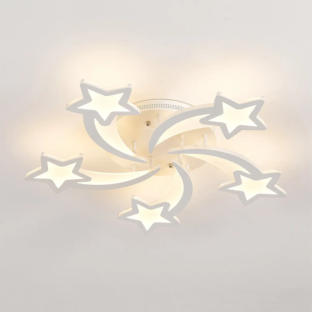 Childlike Shooting Stars LED Energy-efficient Ceiling Light