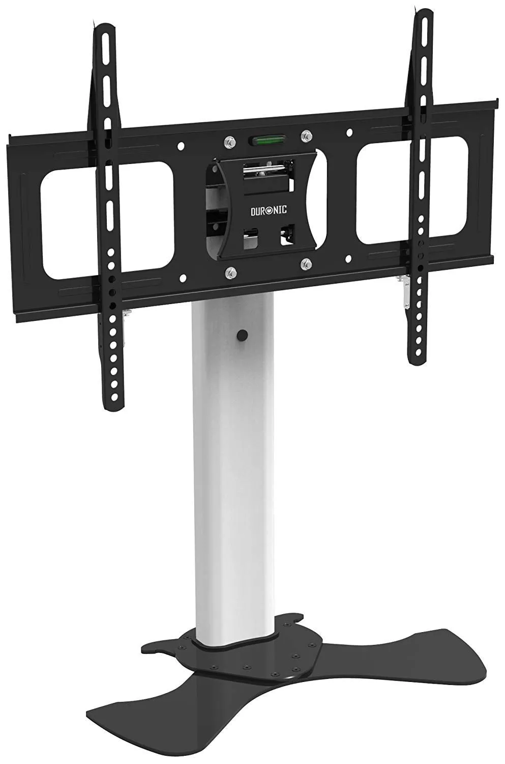 Duronic TV Wall Mount Stand TVS1D1 Tabletop | Standing Mount for 37”-65” Flat Screen Television | Tilting -10°/ 5° | VESA Up to 600x400 | Strong Heavy Duty | Max. 68kg Capacity