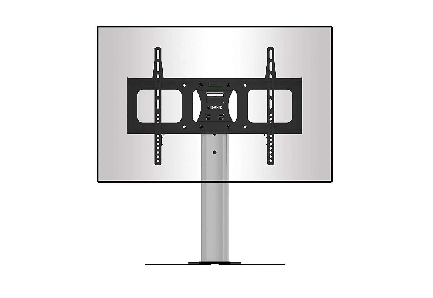 Duronic TV Wall Mount Stand TVS1D1 Tabletop | Standing Mount for 37”-65” Flat Screen Television | Tilting -10°/ 5° | VESA Up to 600x400 | Strong Heavy Duty | Max. 68kg Capacity