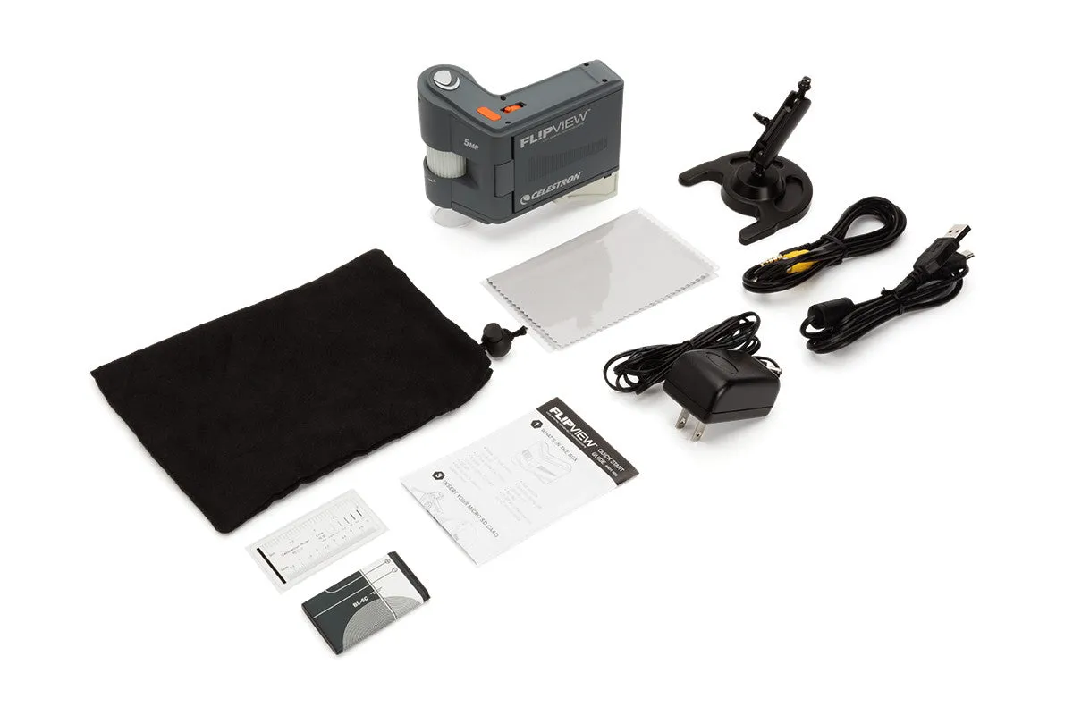 FlipView- 5MP LCD Portable Microscope