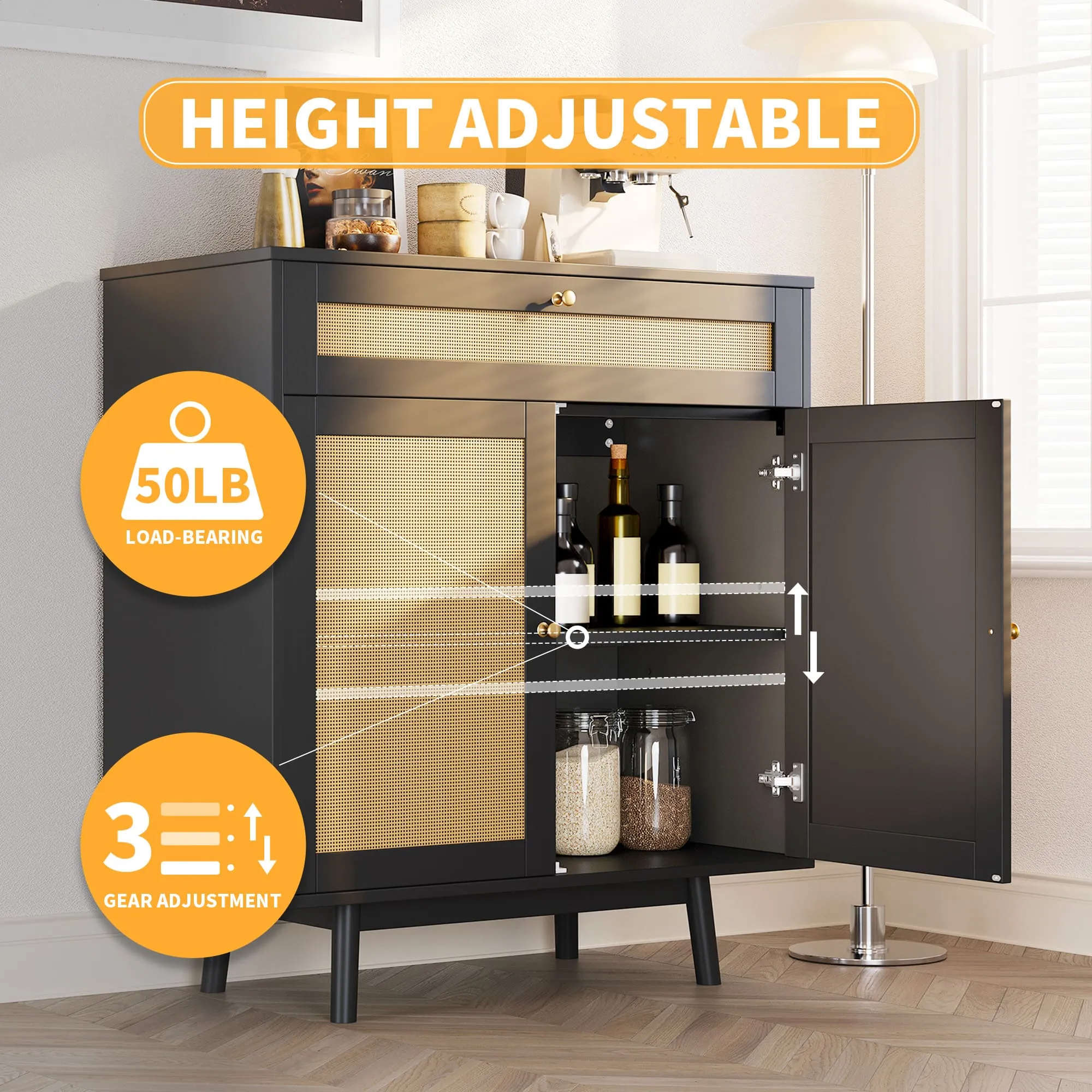 Heavy-Duty Adjustable Shelf Storage Unit