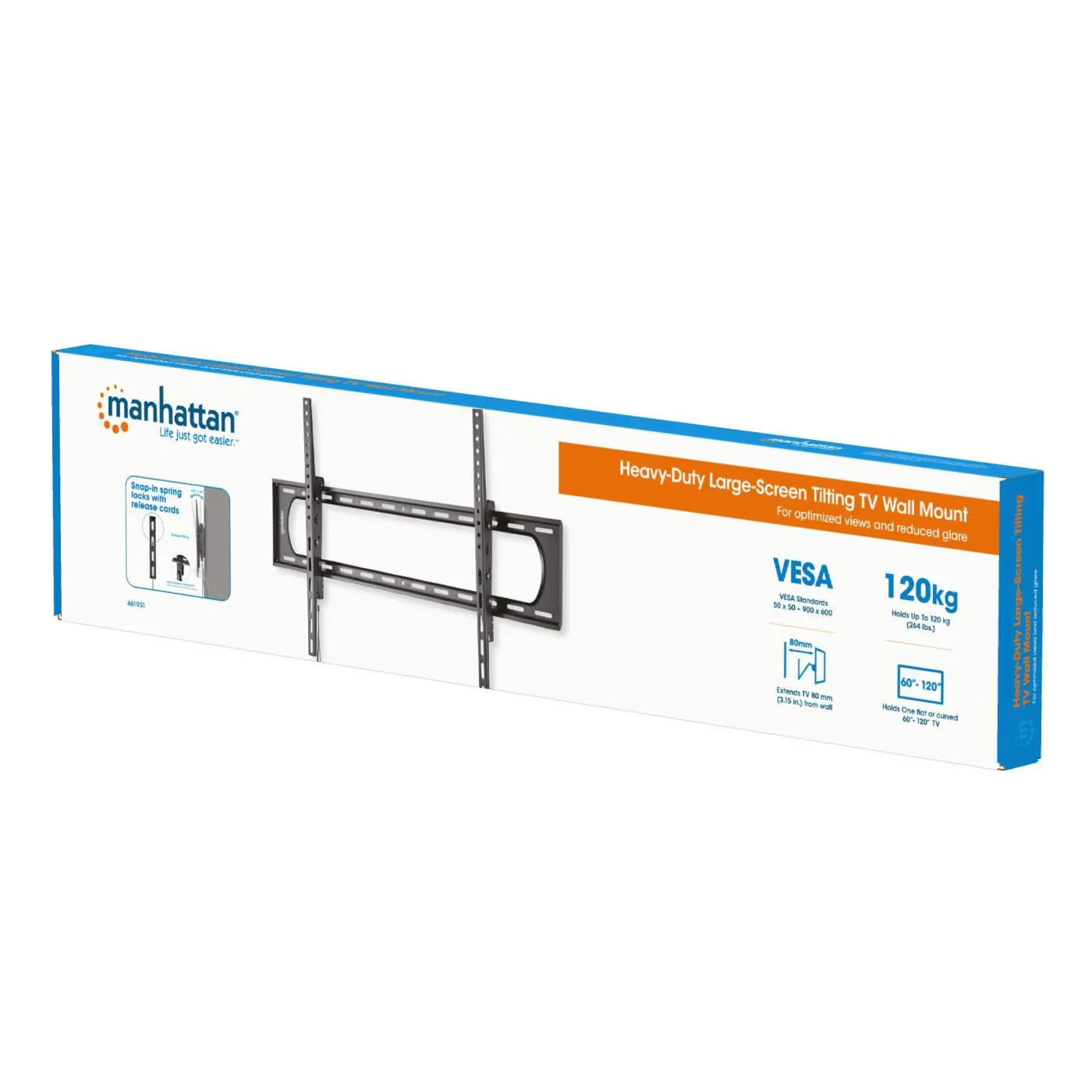 Heavy-Duty Large-Screen Tilting TV Wall Mount