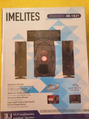 IMELITES IM-1821 3.1Ch Bluetooth Hifi Home Theater - Brand New