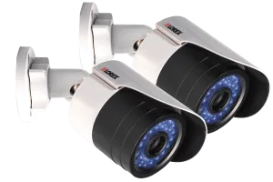 IP cameras for netHD security NVR (2-pack)