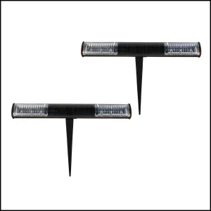 Malibu LED Solar Pathway Light Bar 2 Pack 8506-2401-01