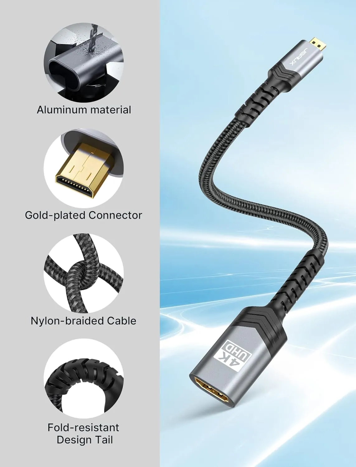 Micro HDMI to HDMI Adapter