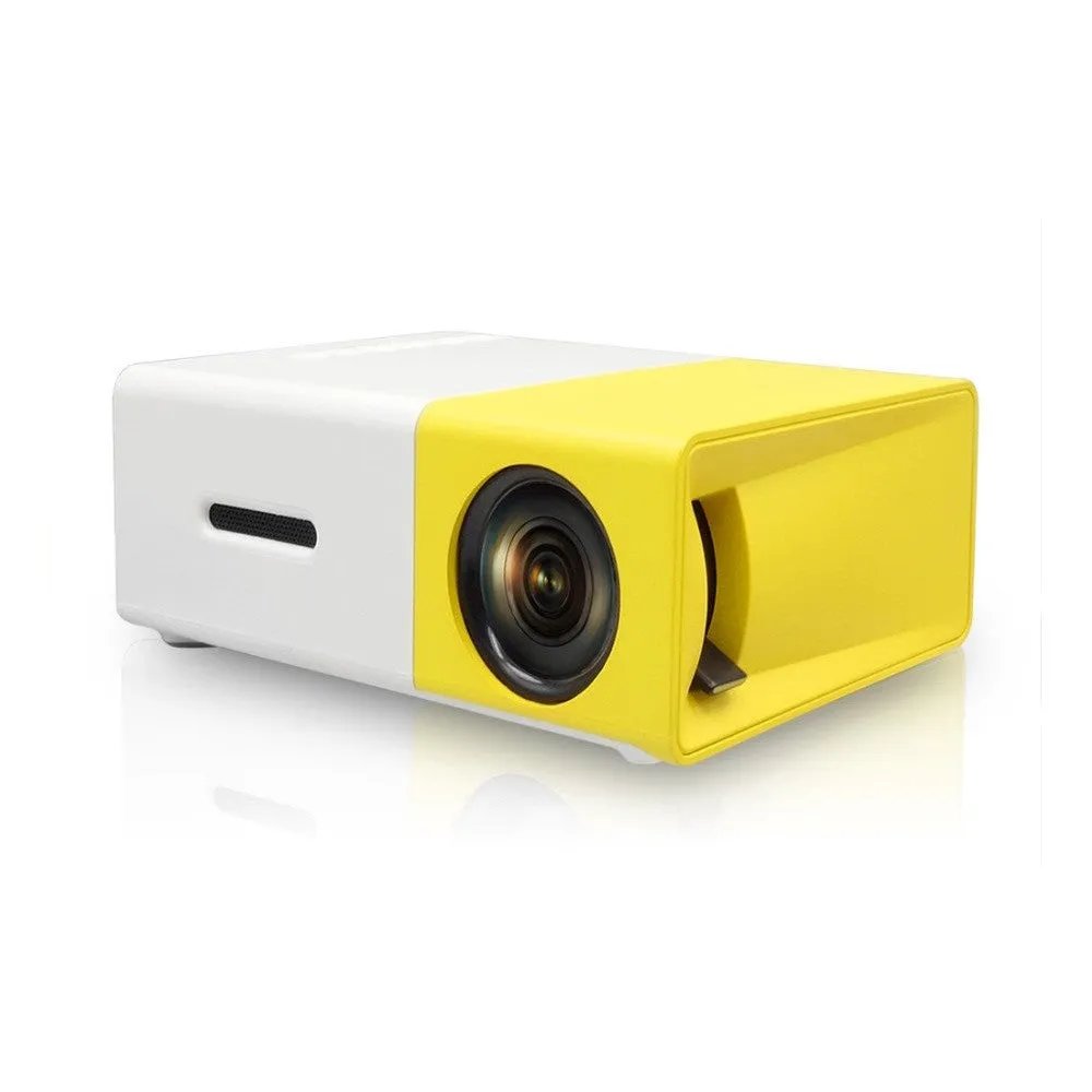 Mini Portable (600 Lumens Video 1080P)High Resolution LED Projector YG-300