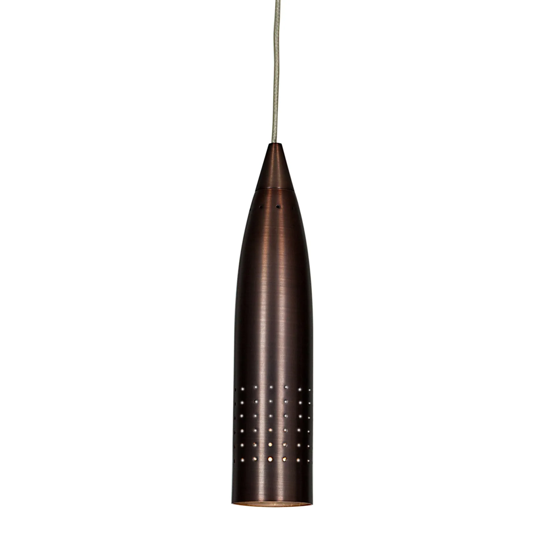 Odyssey 9.25" Contemporary Hanging Pendant Lighting Bronze