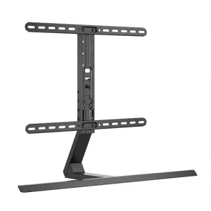 Premium Contemporary Aluminum Pedestal Tabletop Tv Stand - SH 4275B (Fits Most 37 ~ 86 Screen, Weight Capacity 40kg)