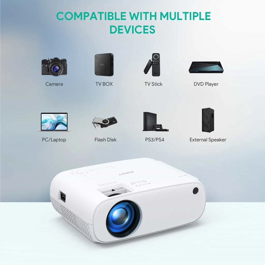 RD-860 Full HD 1080P Wi-Fi LCD Projector with Support Smartphone Screen Sync HDMI VGA