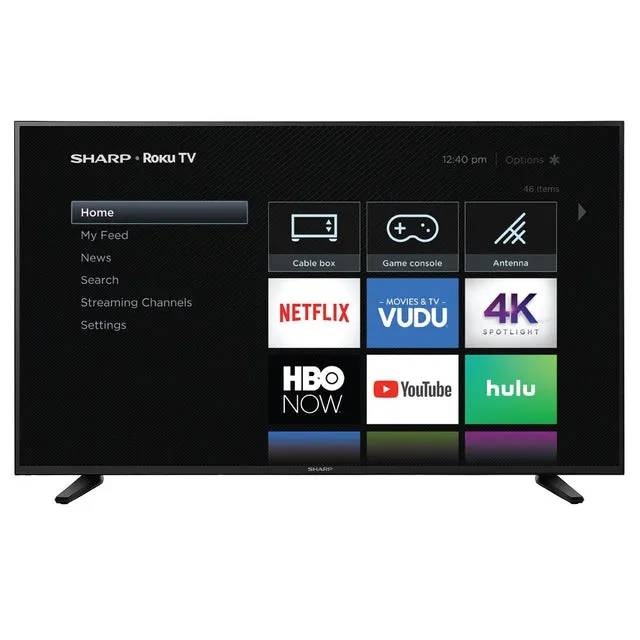 Sharp 58" Class 4K Ultra HD (2160P) HDR Roku Smart LED TV (58Q7330U)