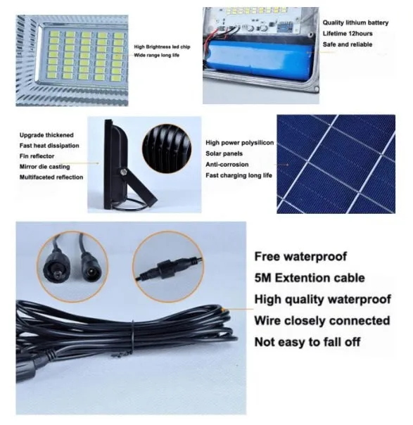 Solar Flood 20watt with Remote #0867