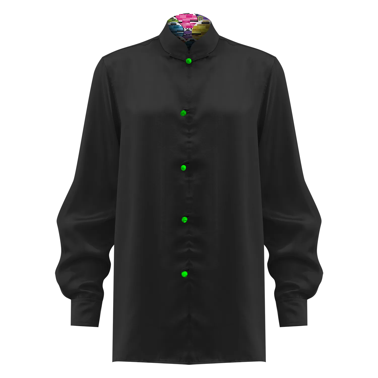 SPARKLE BY KAREN CHAN x  HK Heritage Museum【NEON BOX TV】100% Silk Blouse(我們的兒時玩意) (電視機)