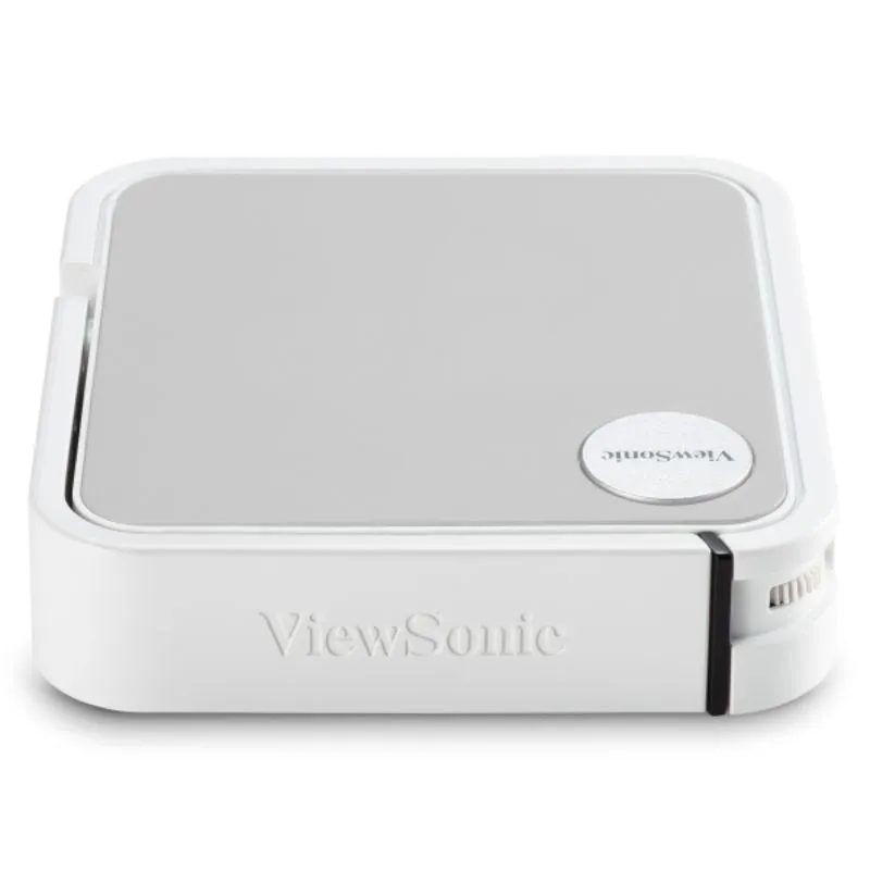 ViewSonic M1 Mini Pocket Projector - 120 Lumens | 500:1 Contrast Ratio | 2.5 Hrs Battery Backup |  Plug and Play  | JBL Speakers